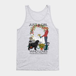 Just A Girl - Black Lion Tank Top